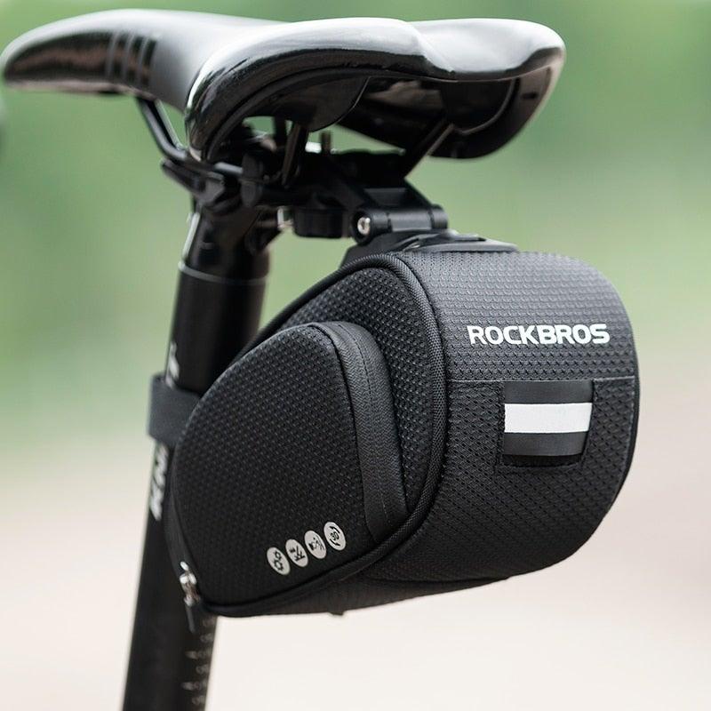 Rainproof Bicycle Bag Shock Proof Bike Bag For Reflective Large Capacity Seat Bike Bag Accessories Bag Seat Bag Bike Bag Under Seat Bicycle Bag Cycling Accessories Storage Pouch Bike For Mountain Road Bike Stevvex