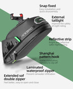 Rainproof Bicycle Bag Shock Proof Bike Bag For Reflective Large Capacity Seat Bike Bag Accessories Bag Seat Bag Bike Bag Under Seat Bicycle Bag Cycling Accessories Storage Pouch Bike For Mountain Road Bike Stevvex