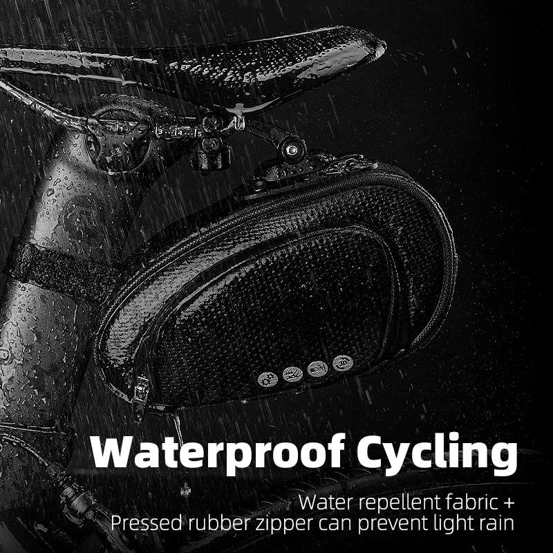 Rainproof Bicycle Bag Shock Proof Bike Bag For Reflective Large Capacity Seat Bike Bag Accessories Bag Seat Bag Bike Bag Under Seat Bicycle Bag Cycling Accessories Storage Pouch Bike For Mountain Road Bike Stevvex