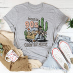 Raised On Country Music Tee Peachy Sunday