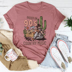 Raised On Country Music Tee Peachy Sunday