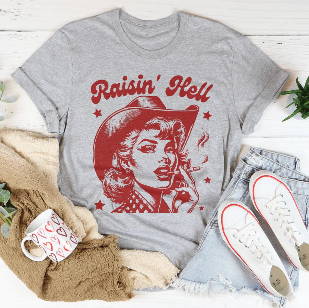 Raisin' Hell Tee Peachy Sunday