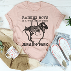Raising Boys Is A Walk In The Park Tee Peachy Sunday