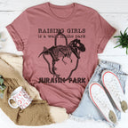 Raising Girls Is A Walk In The Park Tee Peachy Sunday
