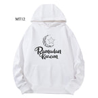 Ramadan Keffiyeh Customizable Hoodie t-shirt for Adults – High-Quality, Hooded Design (MTC002)