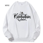 Ramadan Keffiyeh Customizable Sweatshirt for Adults – High-Quality, No-Hood Design (MTC003)