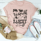 Ranchy Stuff Tee Peachy Sunday