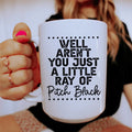 Ray Of Pitch Black Ceramic Mug 15 oz Peachy Sunday