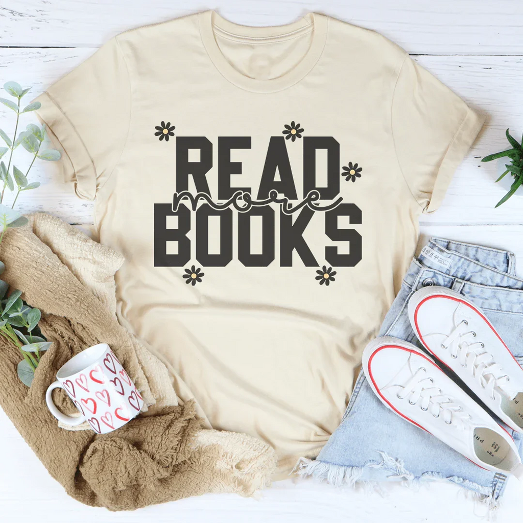 Read Books Tee Peachy Sunday