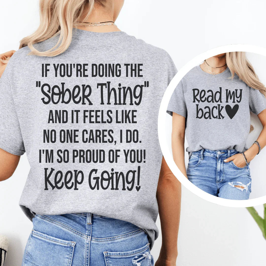 Read My Back Tee Peachy Sunday