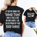 Read My Back Tee Peachy Sunday
