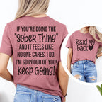 Read My Back Tee Peachy Sunday