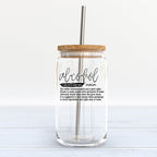 17oz Glass Tumbler With Bamboo Lid And Straw Reusable Insulated Cup For Coffee Tea Beer BandsCo Straps