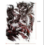 Realistic 3D Animals Tattoo Temporary Waterproof Sticker For Party Kids Men Women Stevvex
