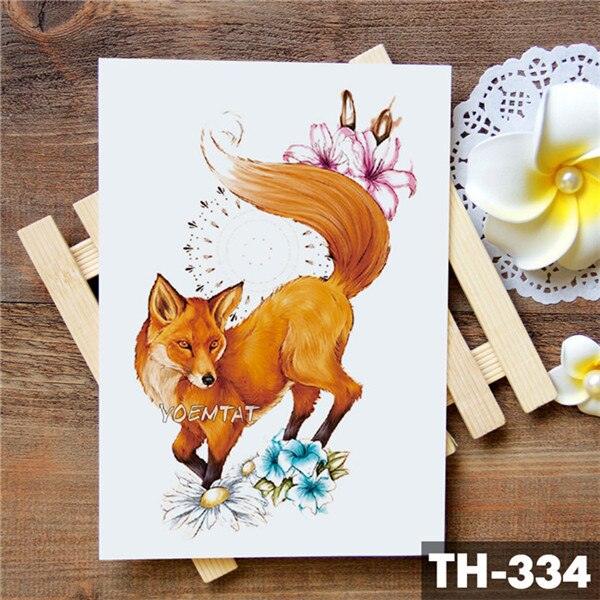 Realistic 3D Wolf Moon Temporary Tattoo Sticker Waterproof Stylish Body New Luxury Animal Tattoo For Men Women Stevvex
