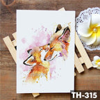Realistic 3D Wolf Moon Temporary Tattoo Sticker Waterproof Stylish Body New Luxury Animal Tattoo For Men Women Stevvex
