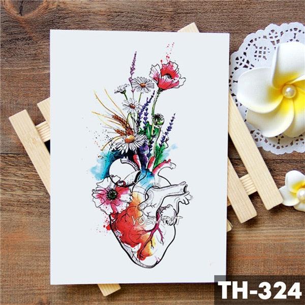 Realistic 3D Wolf Moon Temporary Tattoo Sticker Waterproof Stylish Body New Luxury Animal Tattoo For Men Women Stevvex