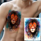Realistic Black Temporary Small Big Tattoos Space Planets Animals Tatoos Waterproof  Face Hands Tattoos For Girls Mens Stevvex