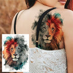 Realistic Black Temporary Small Big Tattoos Space Planets Animals Tatoos Waterproof  Face Hands Tattoos For Girls Mens Stevvex