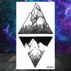 Realistic Small Planets Temporary Tattoos Arm Waterpoof Black Sticker Space Planets For Girls And Boys Stevvex