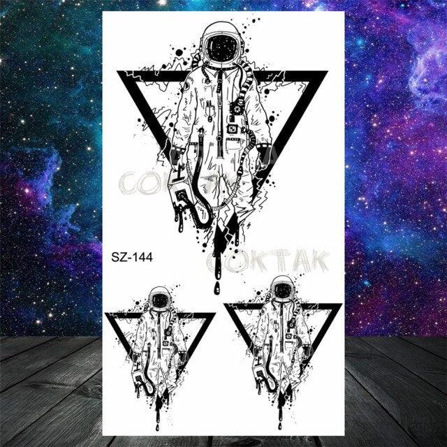 Realistic Small Planets Temporary Tattoos Arm Waterpoof Black Sticker Space Planets For Girls And Boys Stevvex