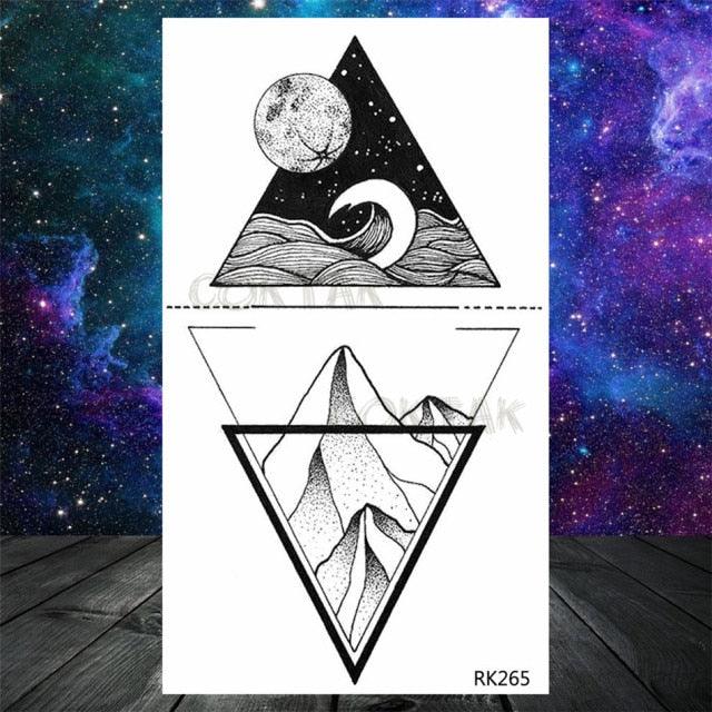 Realistic Small Planets Temporary Tattoos Arm Waterpoof Black Sticker Space Planets For Girls And Boys Stevvex