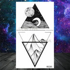 Realistic Small Planets Temporary Tattoos Arm Waterpoof Black Sticker Space Planets For Girls And Boys Stevvex