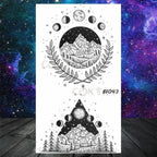 Realistic Small Planets Temporary Tattoos Arm Waterpoof Black Sticker Space Planets For Girls And Boys Stevvex