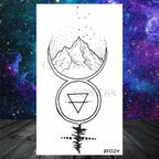 Realistic Small Planets Temporary Tattoos Arm Waterpoof Black Sticker Space Planets For Girls And Boys Stevvex