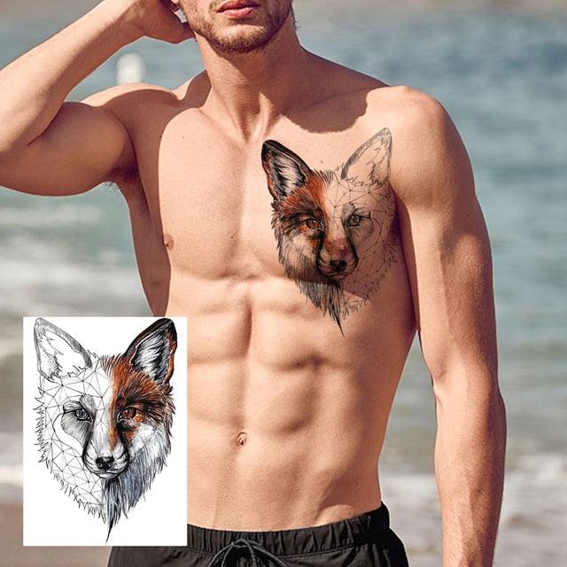 Realistic Tattoos Temporary Womens Flower Sticker Tattoos Waterproof Women Body Art Fake Legs Tattoo Stickers Stevvex
