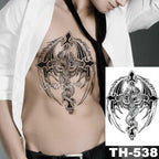 Realistic Temporary Lion Wolf Sticker Tattoo Waterproof  Elegant Body Arm Warrior Tattoo For Mens Stevvex