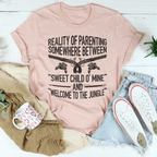 Reality Of Parenting Tee Peachy Sunday