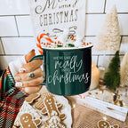 Christmas Mug 14.5oz Ceramic Red Green Funny Really Into Christmas Holiday Gift BandsCo Straps