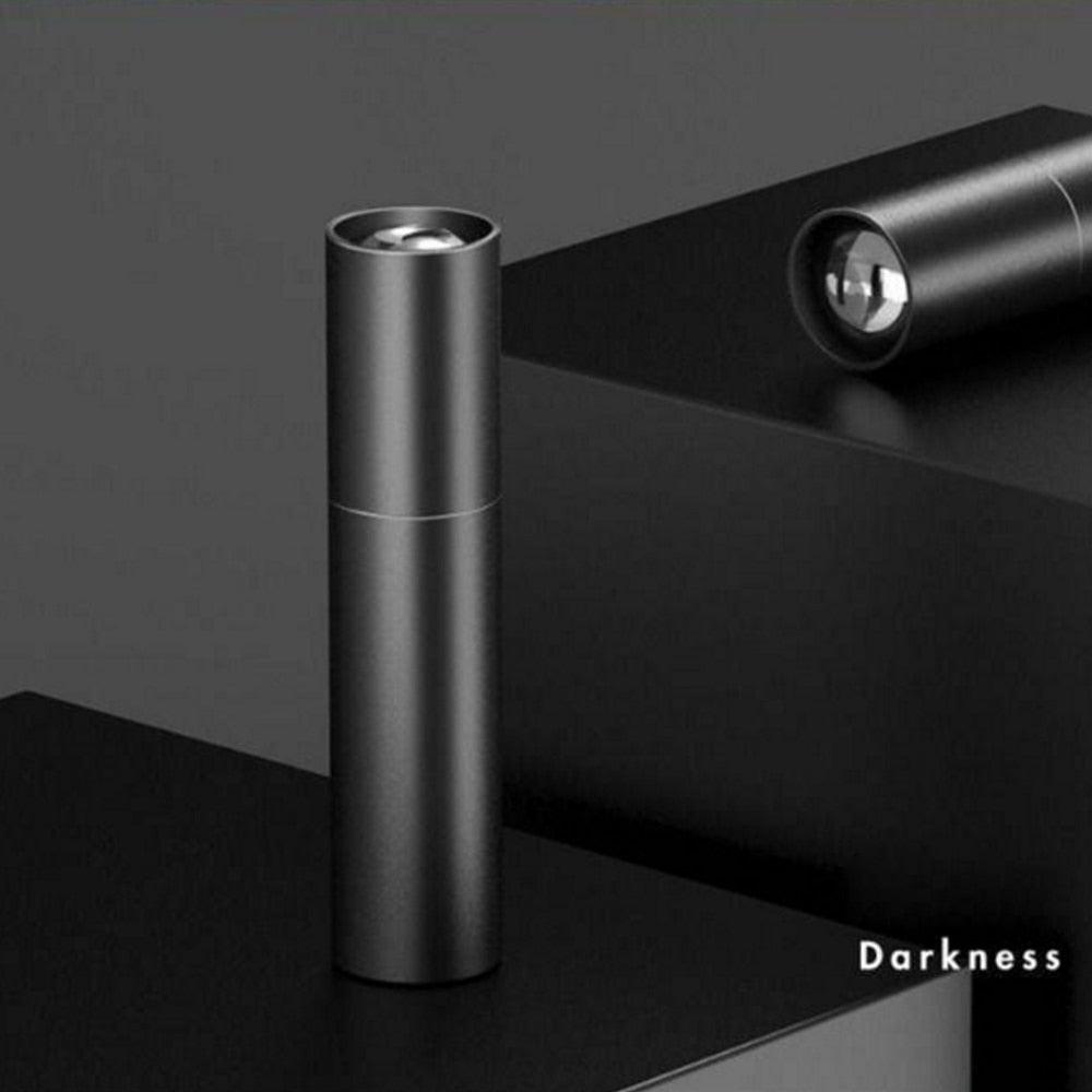 Rechargable Mini Portable Waterproof USB LED  Pocket LED Flashlight Hight Super Bright Flashlight Telescopic Zoom Water Resistant Torch  Great For Indoor/Outdoor Activities Night Camping Hiking Stevvex