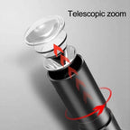 Rechargable Mini Portable Waterproof USB LED  Pocket LED Flashlight Hight Super Bright Flashlight Telescopic Zoom Water Resistant Torch  Great For Indoor/Outdoor Activities Night Camping Hiking Stevvex