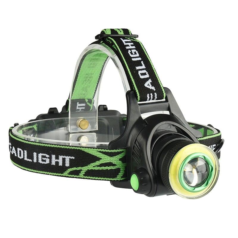 Rechargeable Adjustable 10000LM Led Headlamp Micro USB Charger Flashlight Head Lamp Portable Light Torch Flashlight For Night Work Camping Hiking  Walking Stevvex