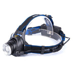 Rechargeable Adjustable 10000LM Led Headlamp Micro USB Charger Flashlight Head Lamp Portable Light Torch Flashlight For Night Work Camping Hiking  Walking Stevvex