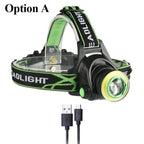 Rechargeable Adjustable 10000LM Led Headlamp Micro USB Charger Flashlight Head Lamp Portable Light Torch Flashlight For Night Work Camping Hiking  Walking Stevvex