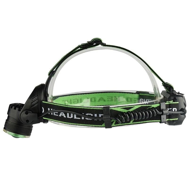 Rechargeable Adjustable 10000LM Led Headlamp Micro USB Charger Flashlight Head Lamp Portable Light Torch Flashlight For Night Work Camping Hiking  Walking Stevvex