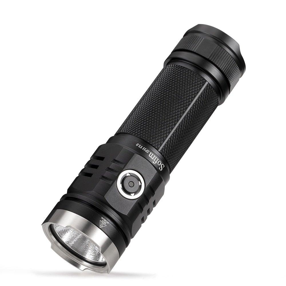 Rechargeable Adjustable  Flashlight High Lumen Powerful Waterproof Portable Cree USB LED Super Bright Flashlight Pocket Size Torch Light For Camping Hiking Riding Stevvex