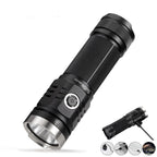 Rechargeable Adjustable  Flashlight High Lumen Powerful Waterproof Portable Cree USB LED Super Bright Flashlight Pocket Size Torch Light For Camping Hiking Riding Stevvex