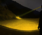 Rechargeable Adjustable Headlamp, Zoom/Waterproof LED White Yellow Color High Lumen Headlamp Flashlight Torch Power Bank For Adult Outdoor Camping Fishing Adventures Stevvex