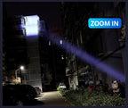 Rechargeable Adjustable LED Flashlight with Worklight Mini LED 4 Lighting Modes Flashlight with Water-Resistant COB Side Light Portable Zoomable  High Lumens Lamp For Camping Hiking Stevvex