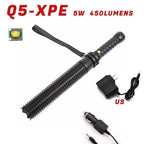 Rechargeable Adjustable LED Flashlights High Lumen Super Bright Handheld Waterproof Zoomable Portable Flashlight For Outdoor Baseball Bat Hiking CampingSelf Defense Stevvex