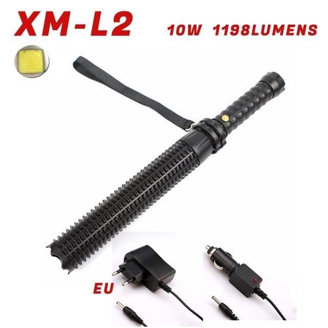 Rechargeable Adjustable LED Flashlights High Lumen Super Bright Handheld Waterproof Zoomable Portable Flashlight For Outdoor Baseball Bat Hiking CampingSelf Defense Stevvex