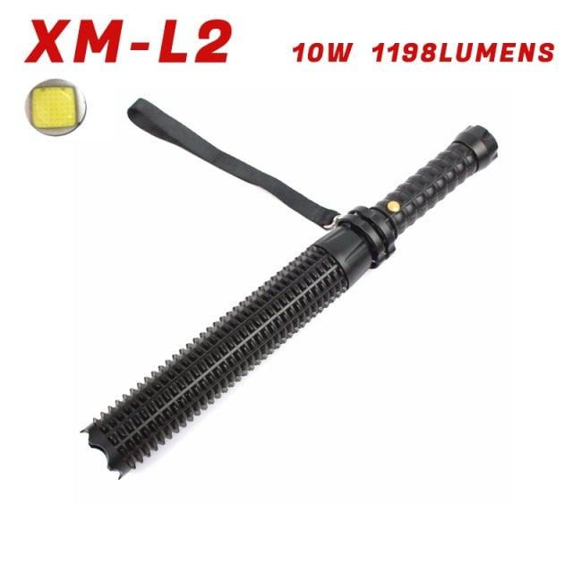 Rechargeable Adjustable LED Flashlights High Lumen Super Bright Handheld Waterproof Zoomable Portable Flashlight For Outdoor Baseball Bat Hiking CampingSelf Defense Stevvex
