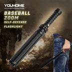 Rechargeable Adjustable LED Flashlights High Lumen Super Bright Handheld Waterproof Zoomable Portable Flashlight For Outdoor Baseball Bat Hiking CampingSelf Defense Stevvex