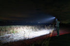 Rechargeable Adjustable Led Flashlights With High Lumen With Battery Display Super Bright Waterproof Flashlight  5 Lighting Modes For Adventure Hiking Camping Hunting New Design Stevvex
