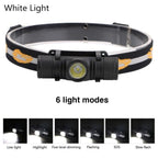 Rechargeable  Adjustable LED Power Headlamp USB Flashlight Waterproof  Headlight Torch  Light Work Lamp  For Outdoors Camping Running  Survival Hiking Stevvex