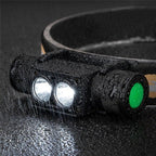 Rechargeable  Adjustable LED Power Headlamp USB Flashlight Waterproof  Headlight Torch  Light Work Lamp  For Outdoors Camping Running  Survival Hiking Stevvex